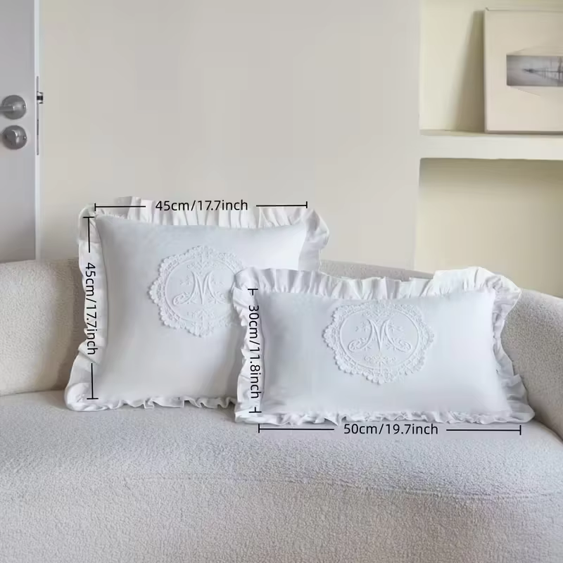 French Lace Frill Pillowcase – Lilvelle find
