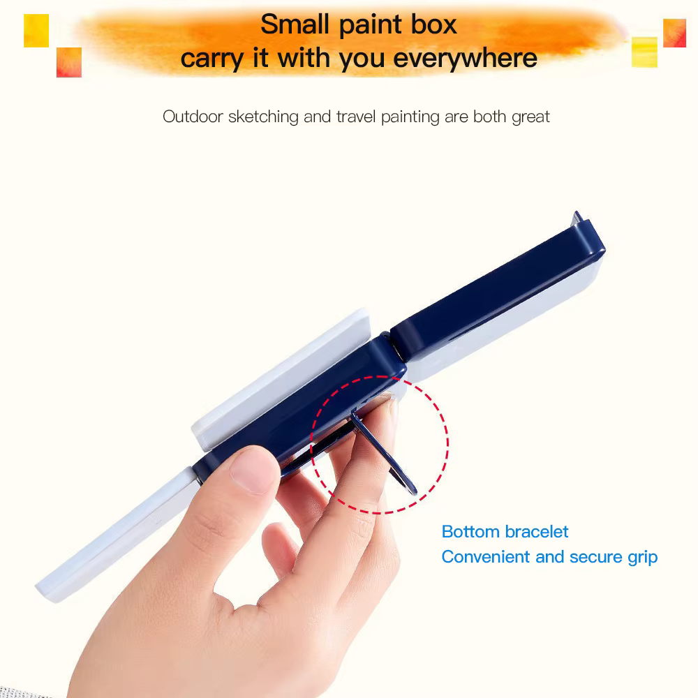 Faber Castell 24-Color Portable Watercolor Paint Set with