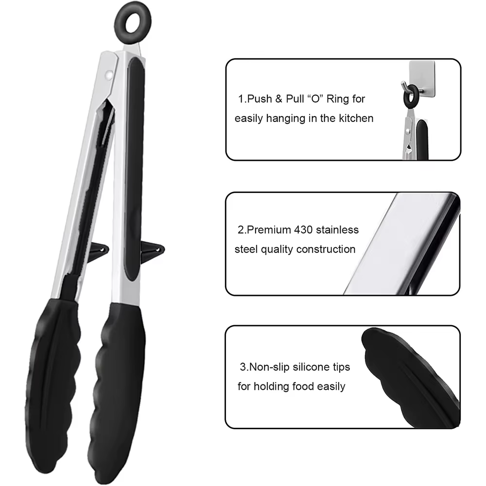 Silicone Serving Tongs