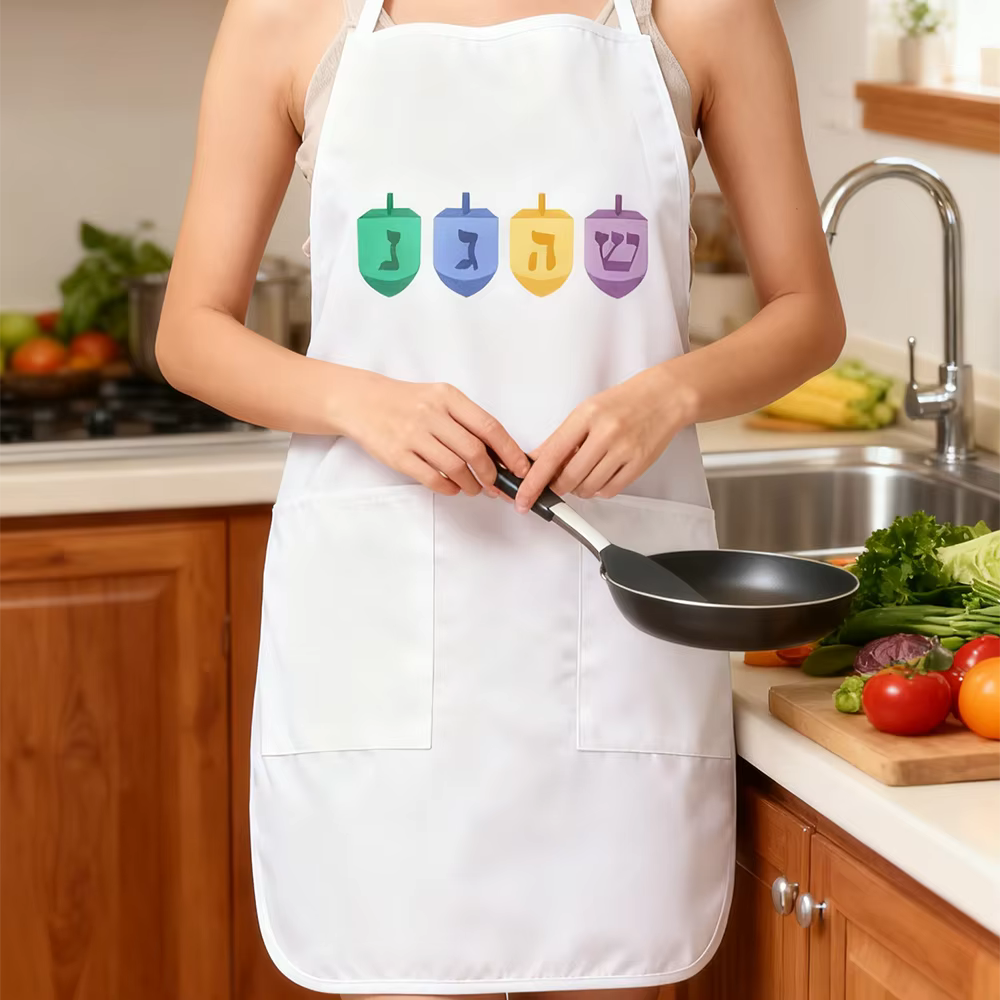 Chanukah Dreidel Apron