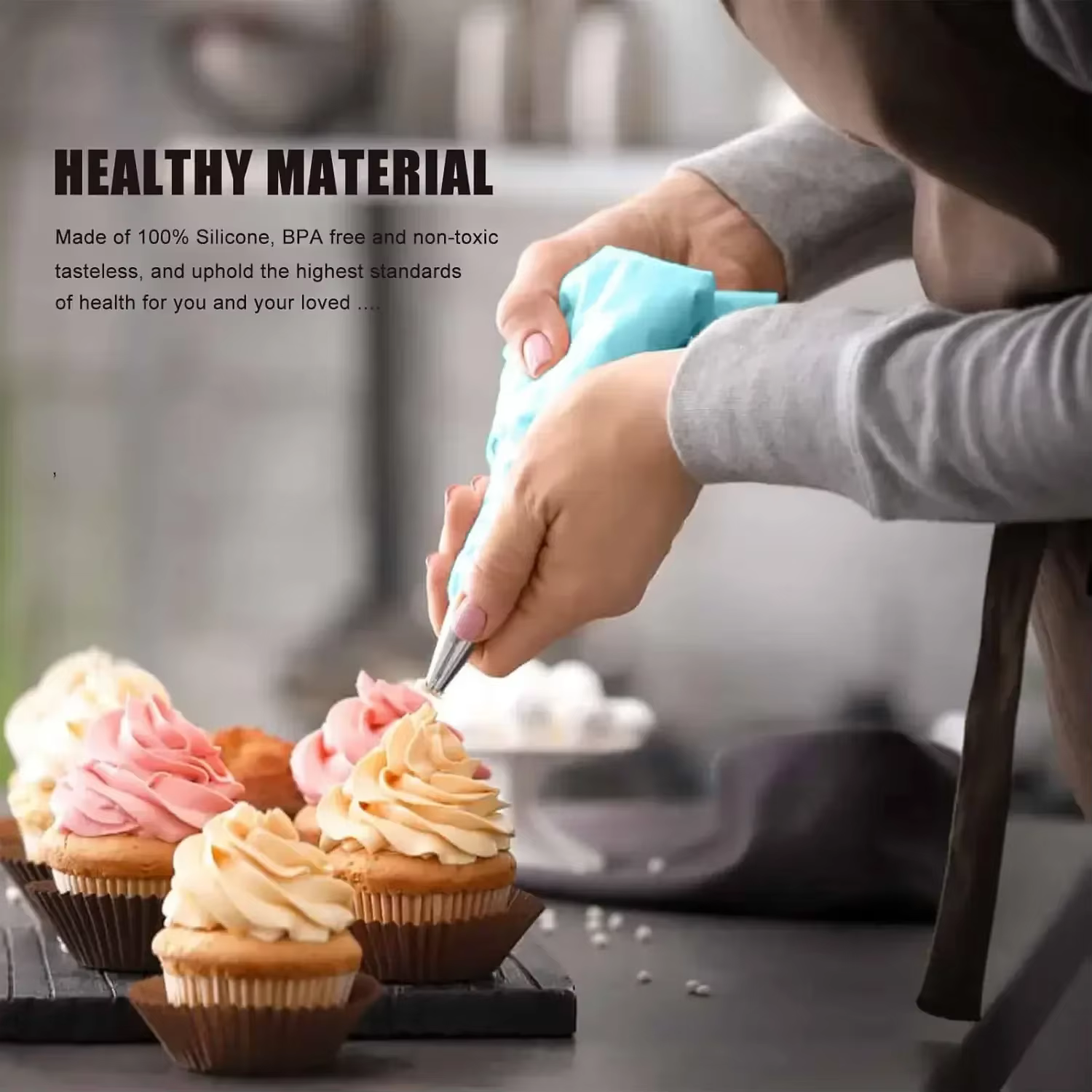 Reusable Silicone Piping Bags