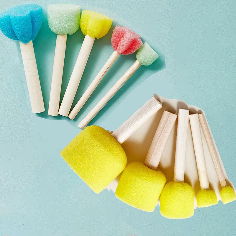 Kids' sponge painting brushes (10) – Lilvelle Chanukah party finds