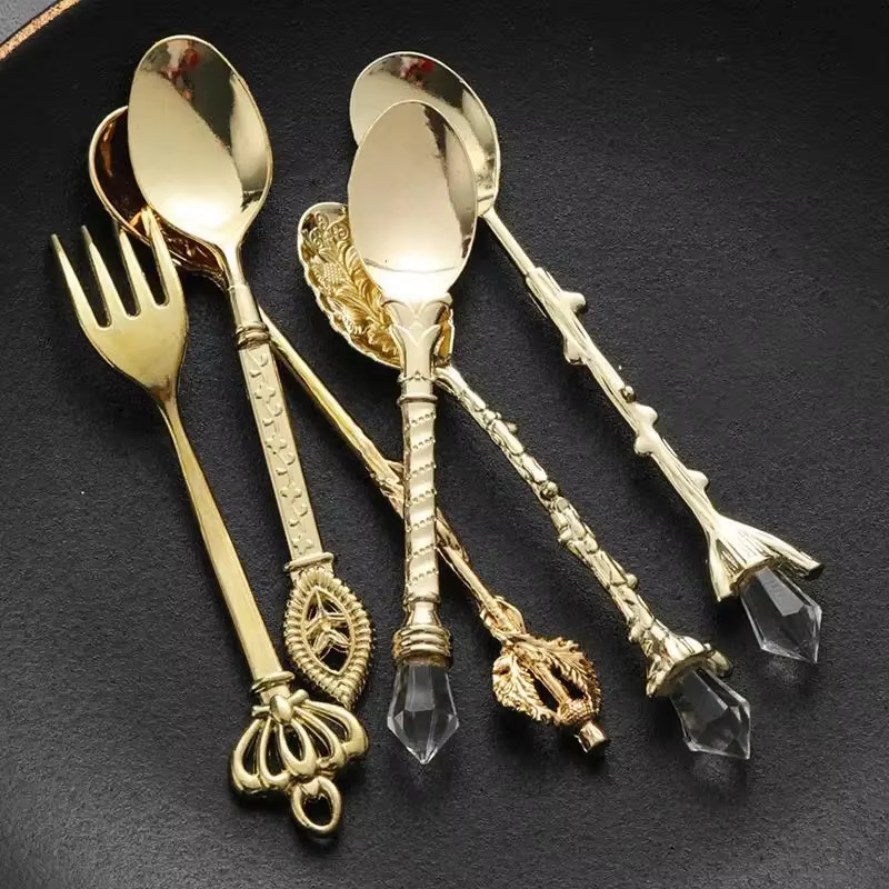 Gold Coffee Spoons Set