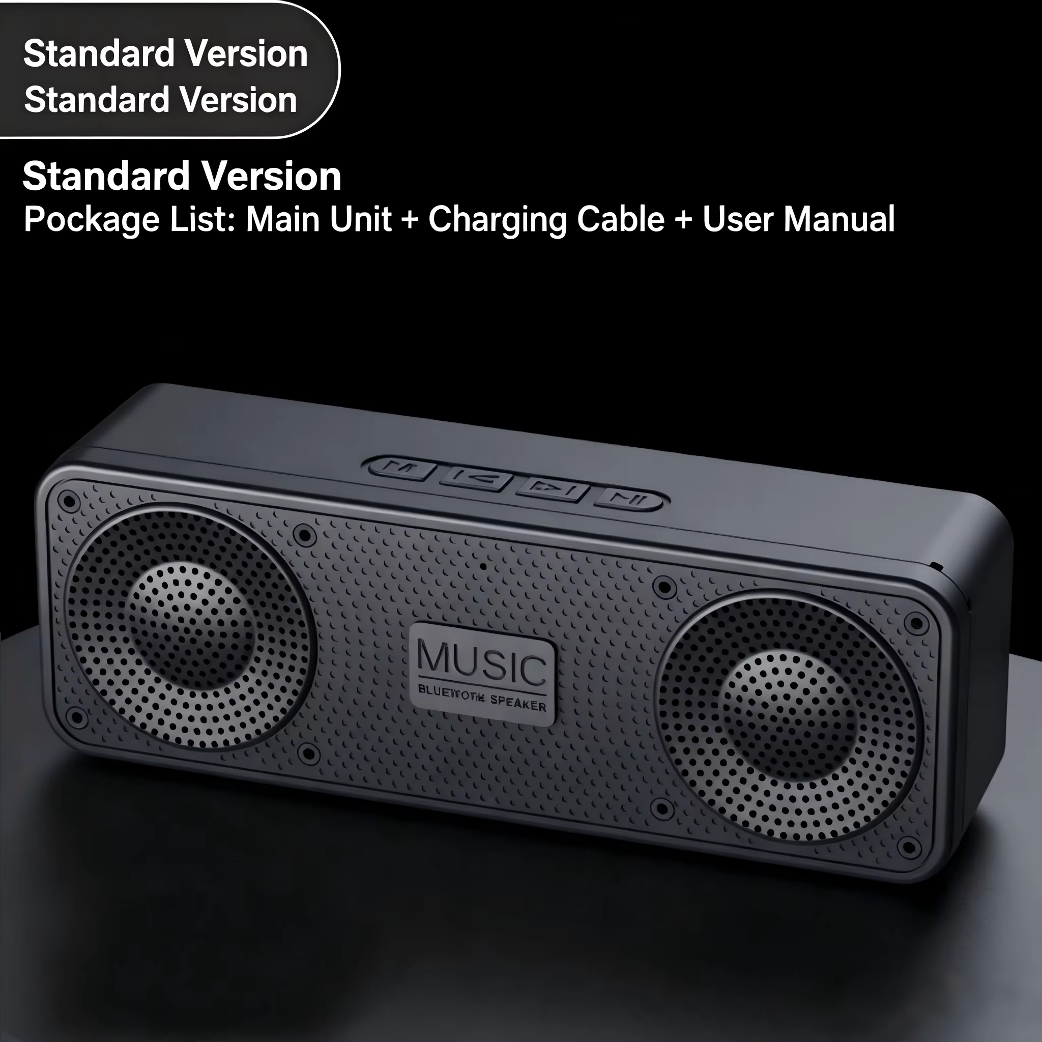 S18 Mini Speaker with Radio – Black