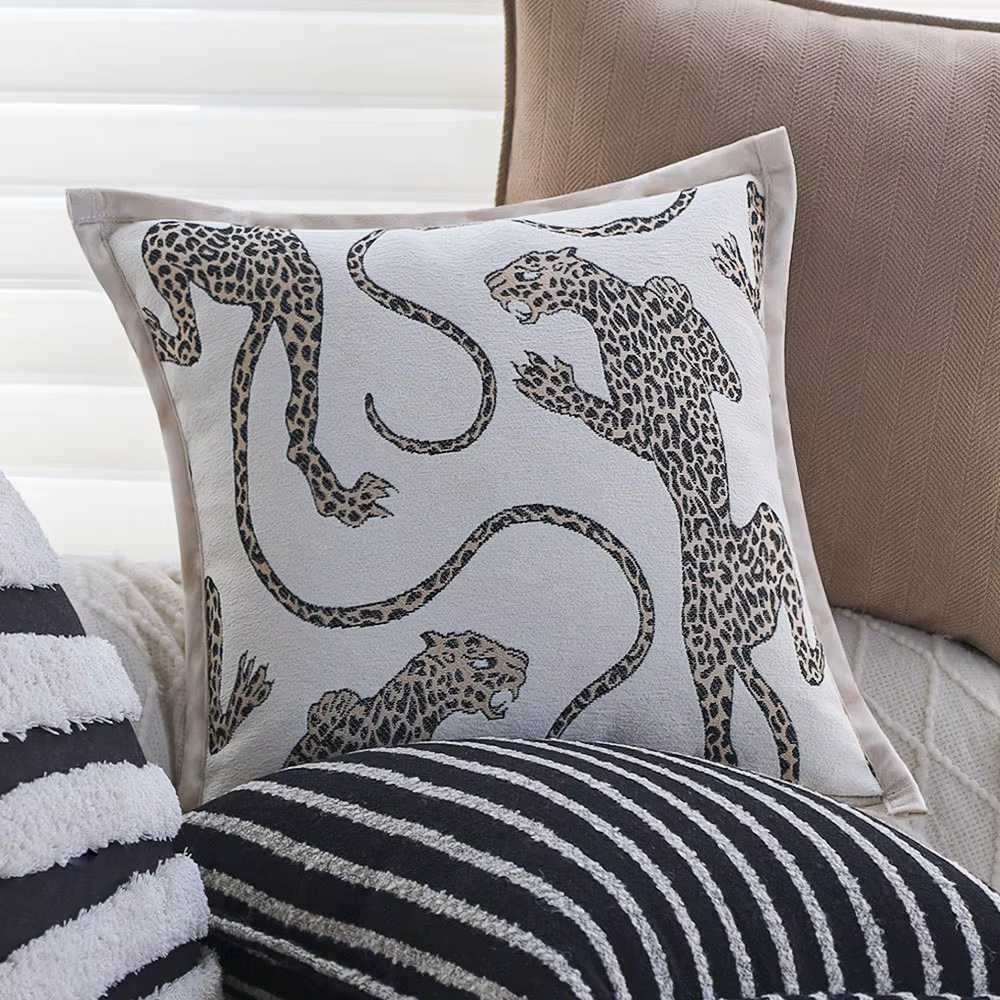 Leopard Jacquard Cushion Cover – Lilvelle find