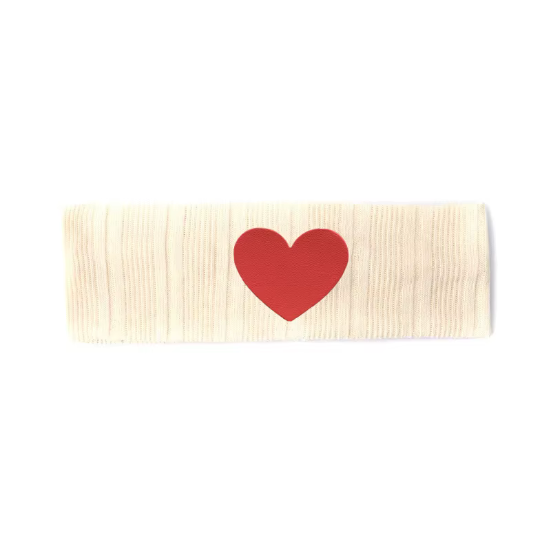 Chenille Heart Patch Headband
