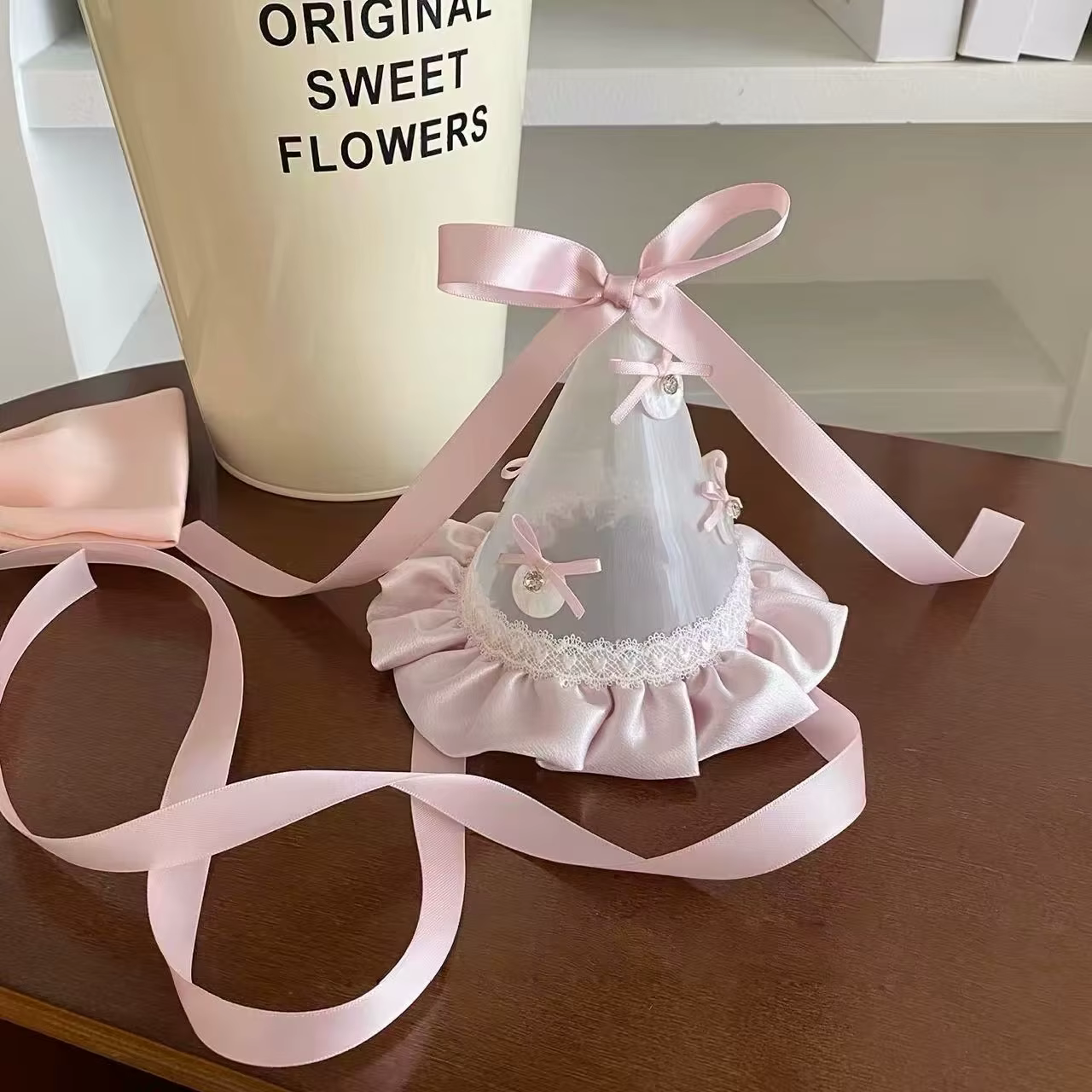 Lace Flower Princess Crown Headband