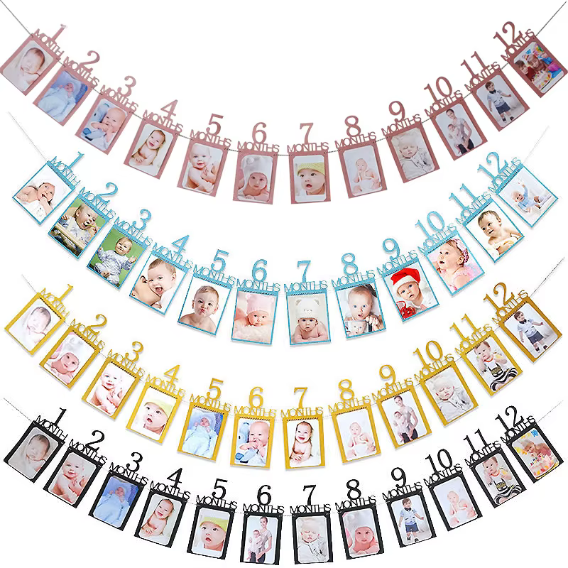 First Birthday Photo Banner – Lilvelle birthday finds