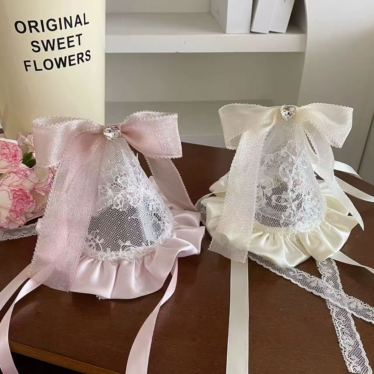 Lace Flower Princess Crown Headband