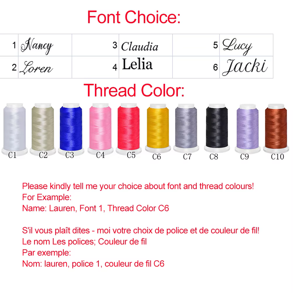 Personalised Name Comforter