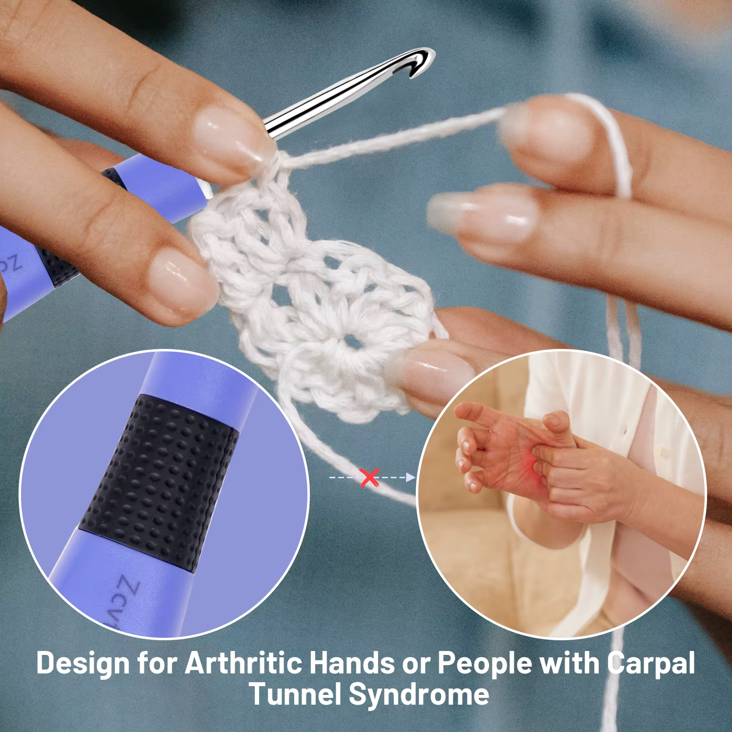 Lighted Crochet Hook Set
