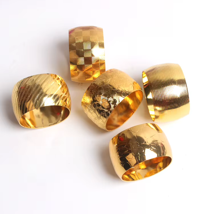 Gold Napkin Rings