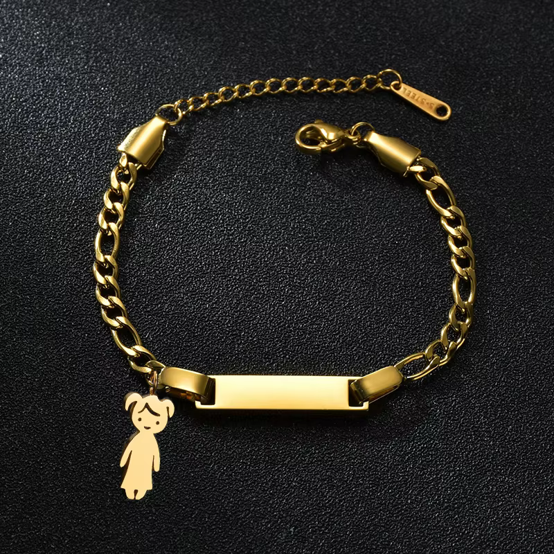 Personalised Charm Baby Bracelet