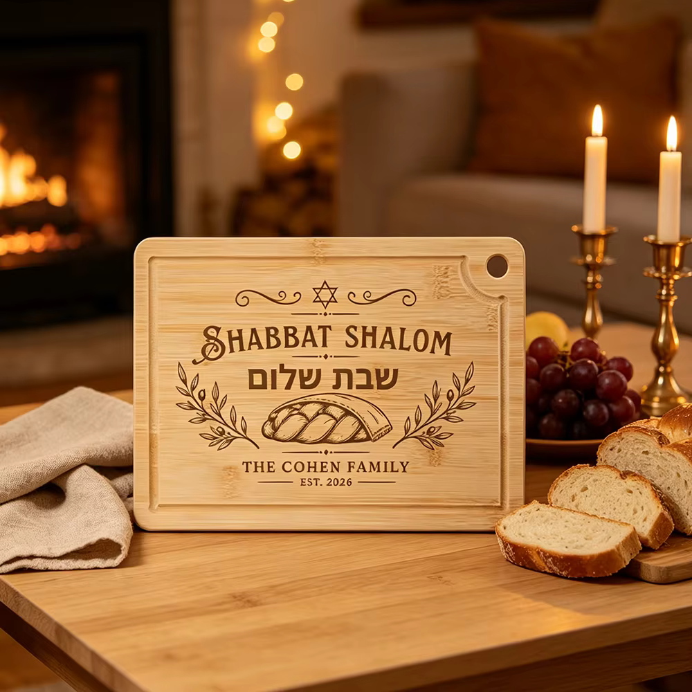 Personalised Bamboo Challah Board