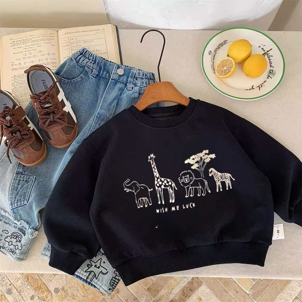 Animal Print Kids’ Sweatshirt