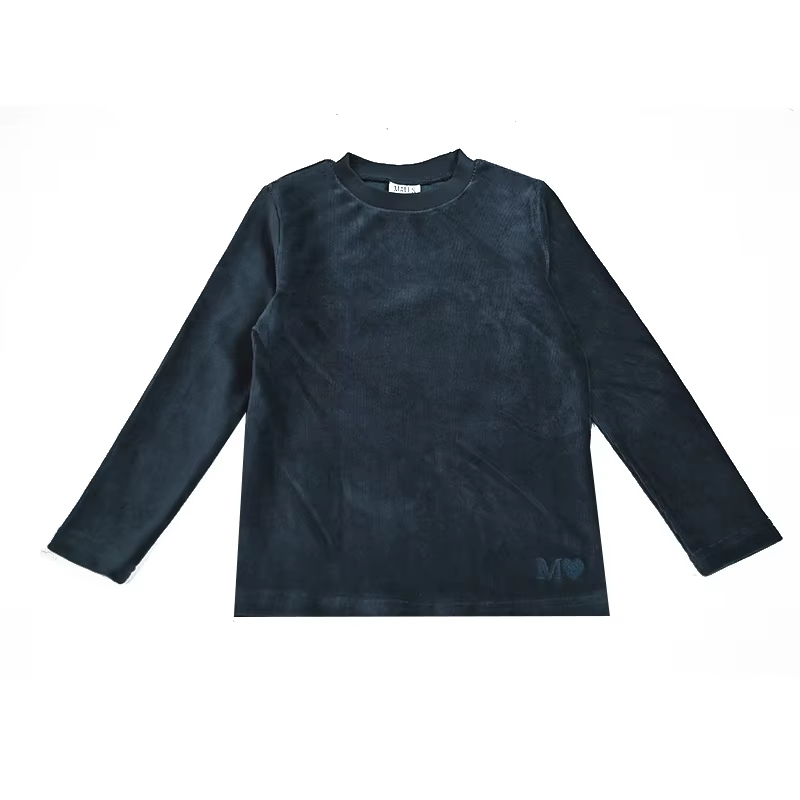 Navy & Blue Embroidered Kids' Shirt from Bloom Family Fashion on AliExpress
