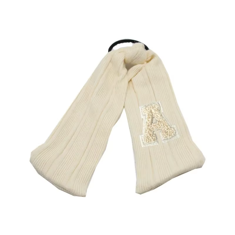 Chenille Letter Patch Headband