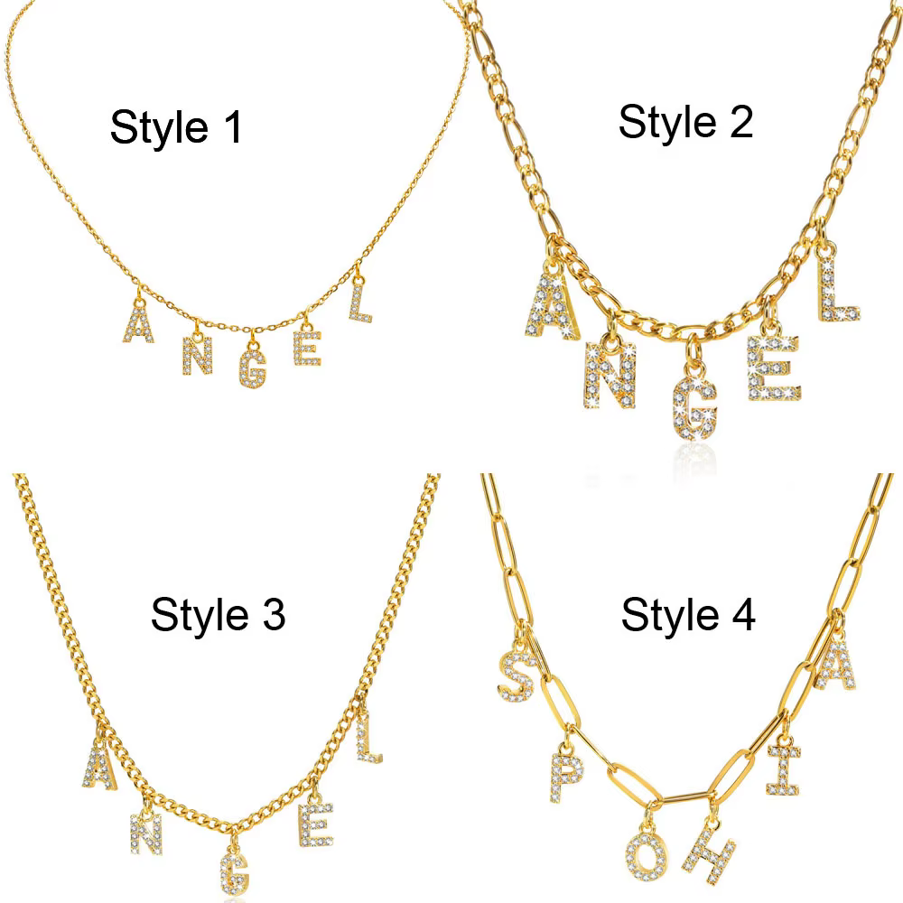Initial Pendant Necklace