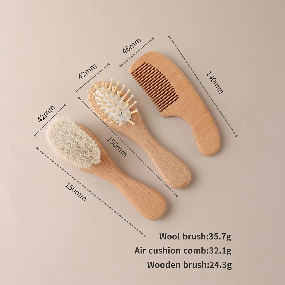 Personalised Baby Brush & Comb Gift Set