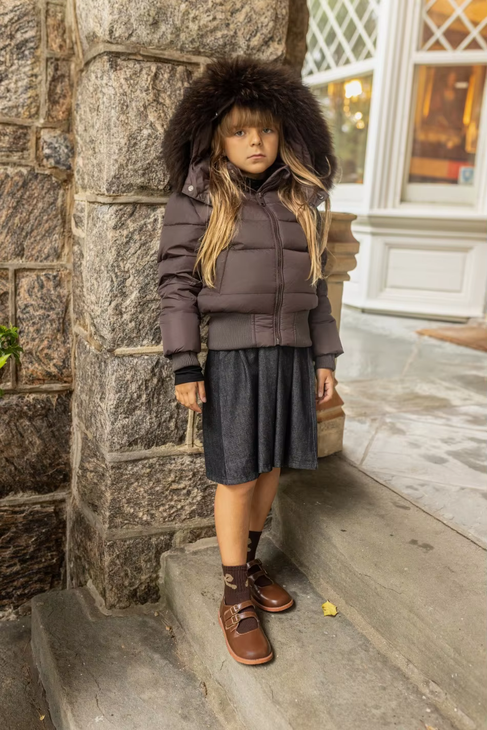 Black Winter Down Coat
