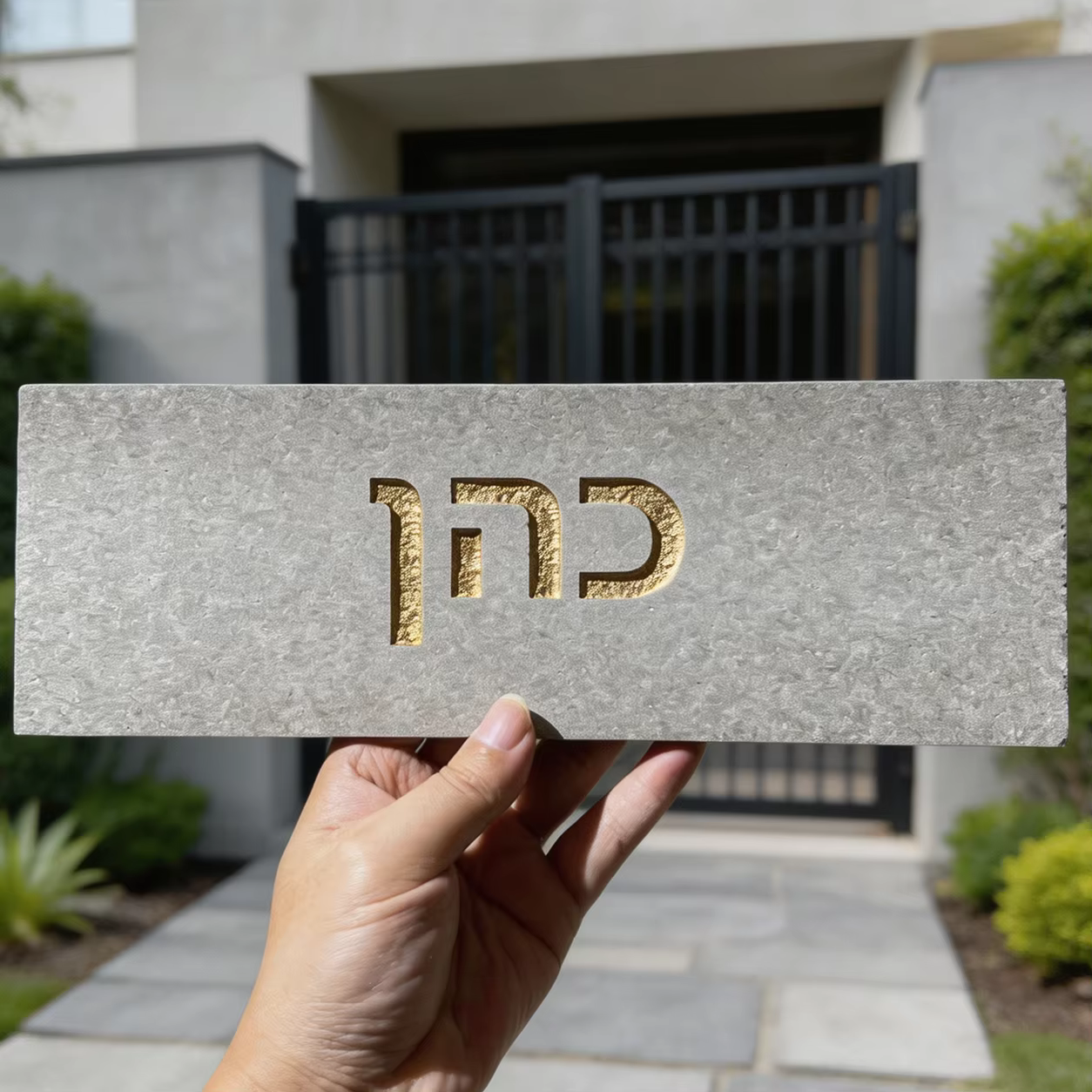 Hebrew Family Name Ceramic Door Sign – Lilvelle find