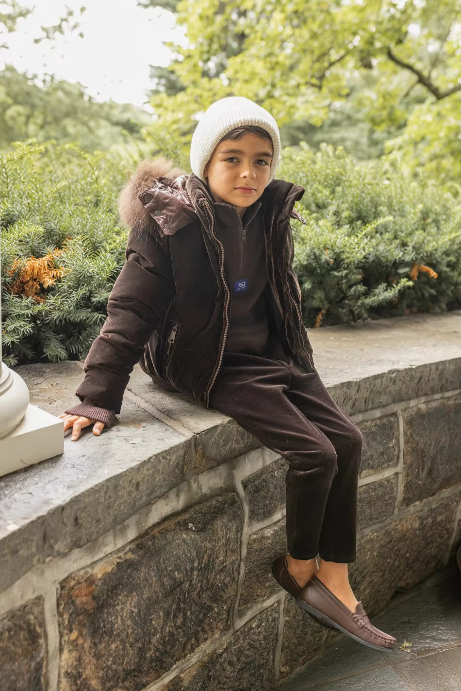 Long Velvet Down Coat – No Fur
