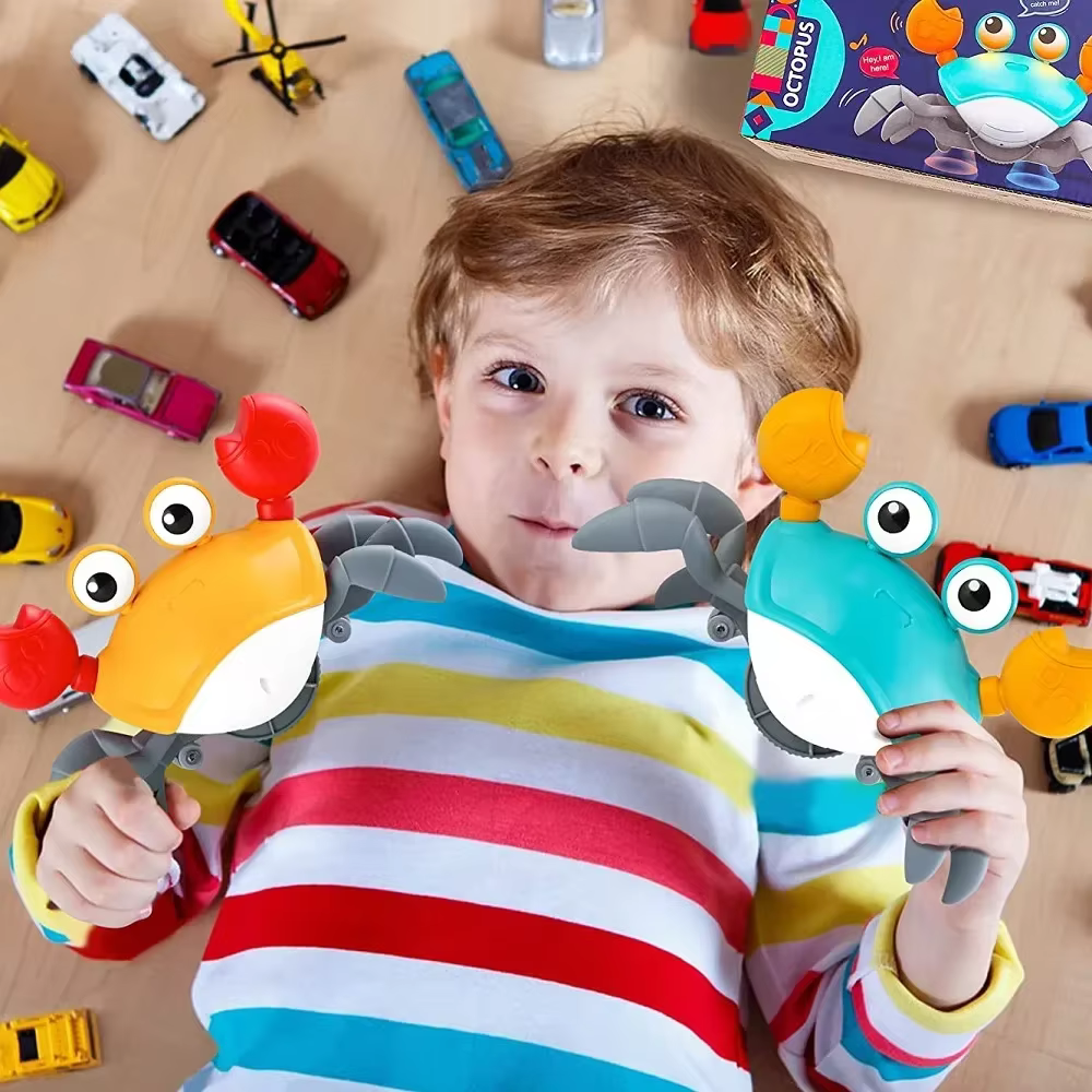 Crawling Crab Toy – Blue