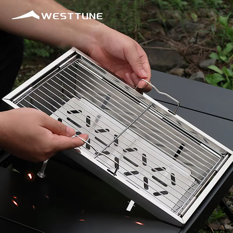 Folding Charcoal Camping Grill – Lilvelle gift for Tatty