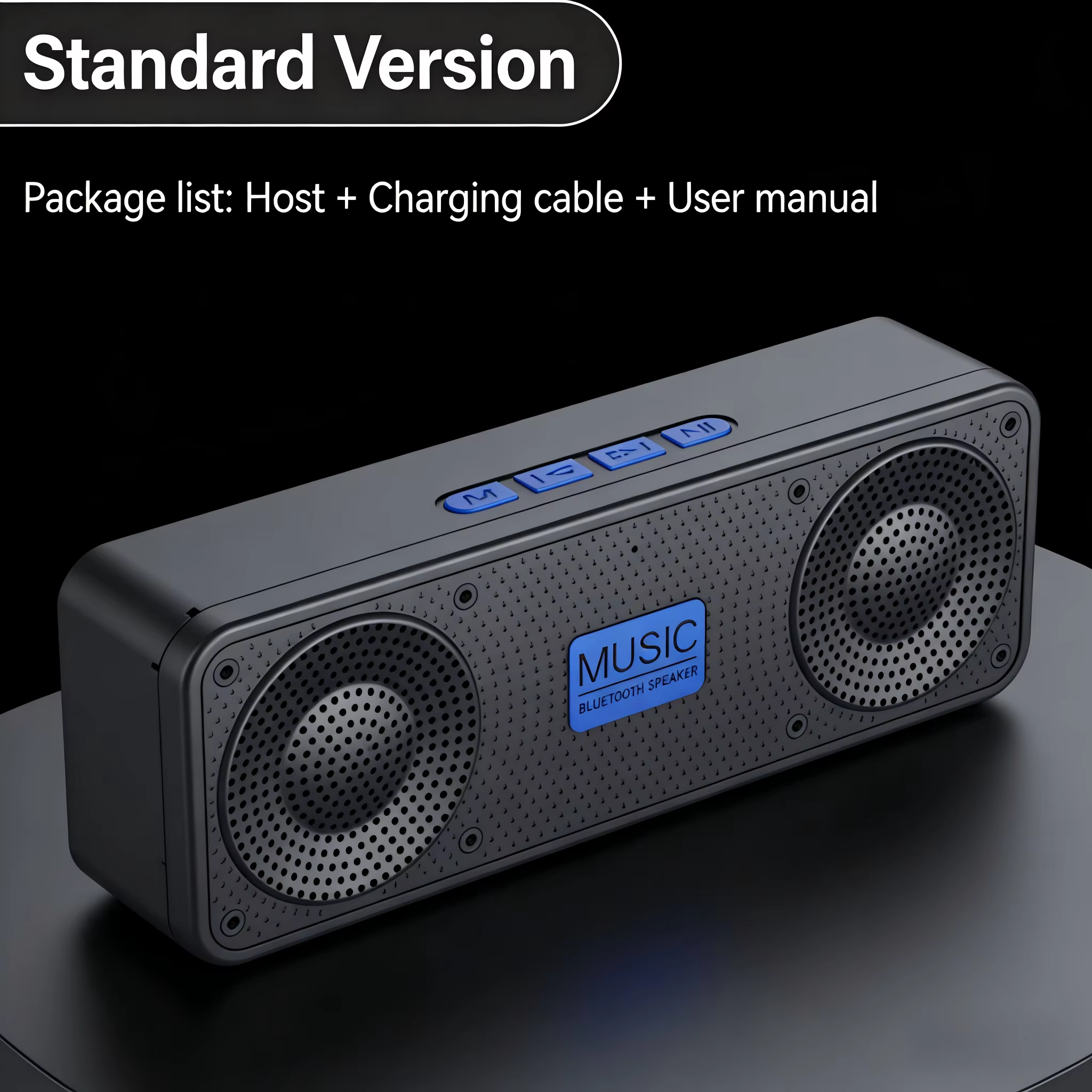S18 Mini Speaker with Radio – Black