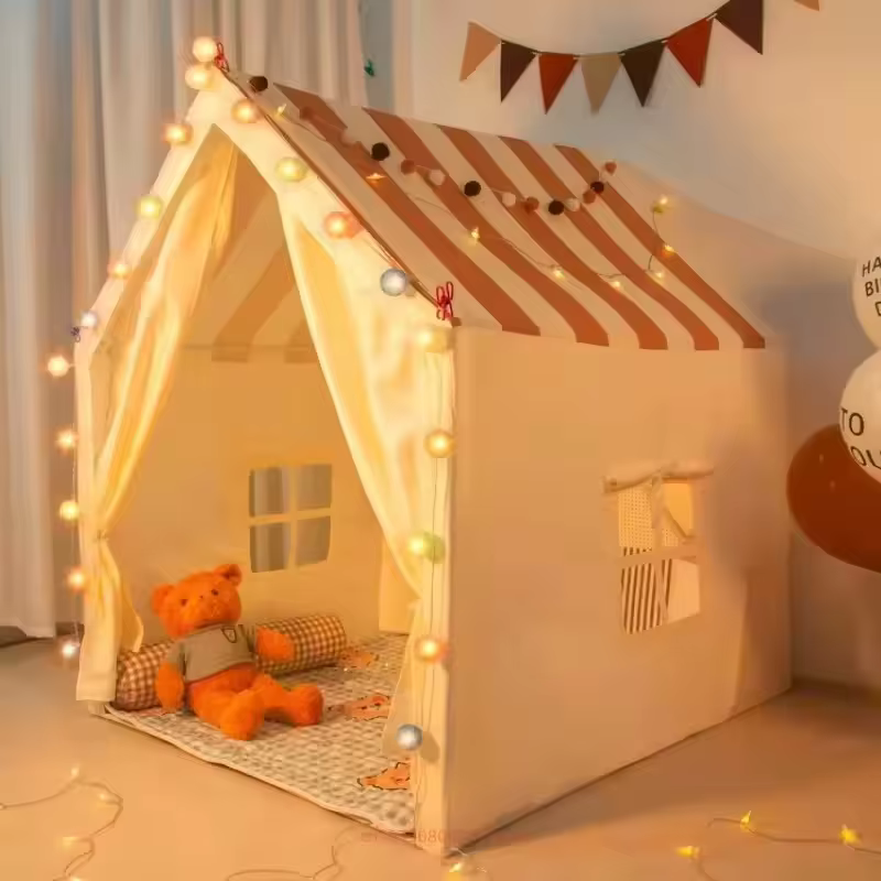 Large Pop-Up Play Tent – Khaki