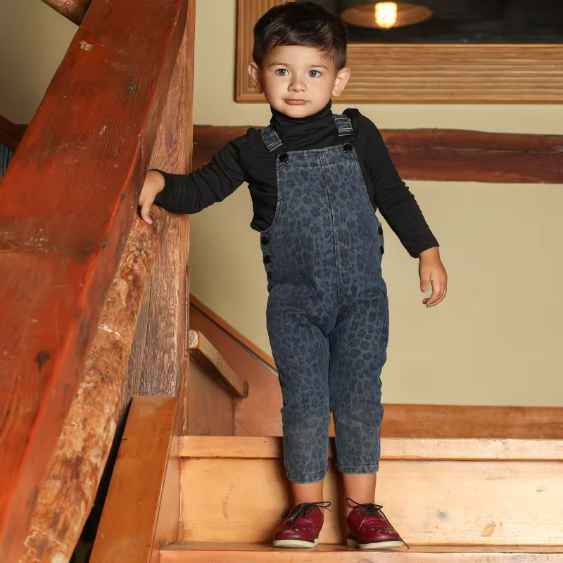 Wildberry Blue Leopard Boys Vest