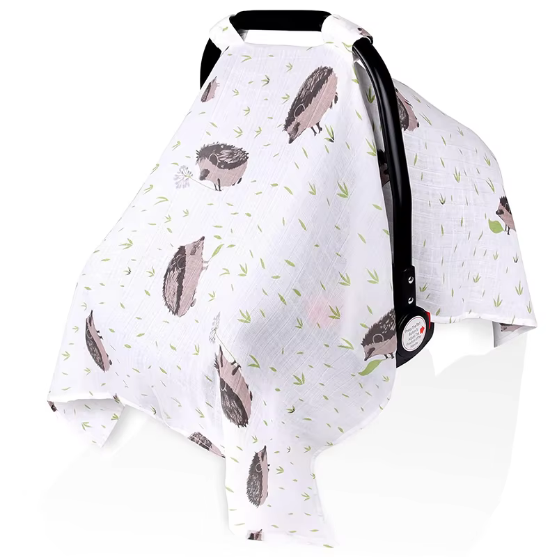Muslin Car Seat & Pram Canopy