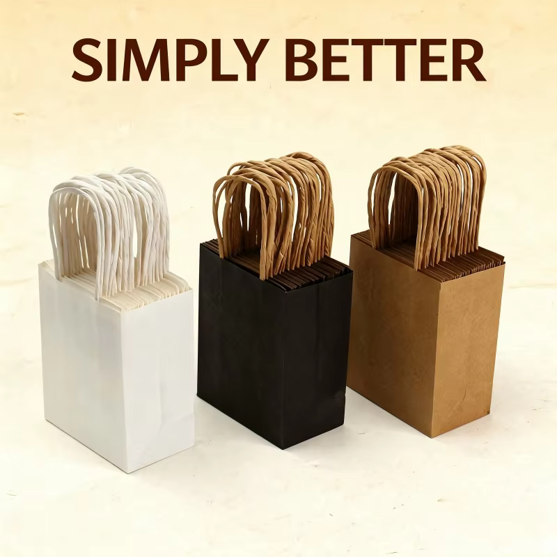 Mini kraft bags with handles – Lilvelle Chanukah party finds