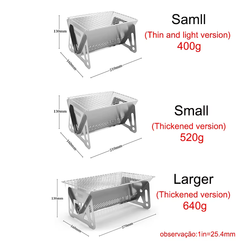 Portable Folding BBQ Grill
