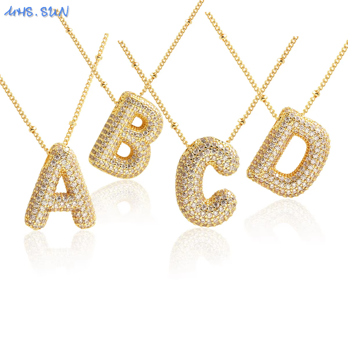 Bubble Initial Necklace – Lilvelle find