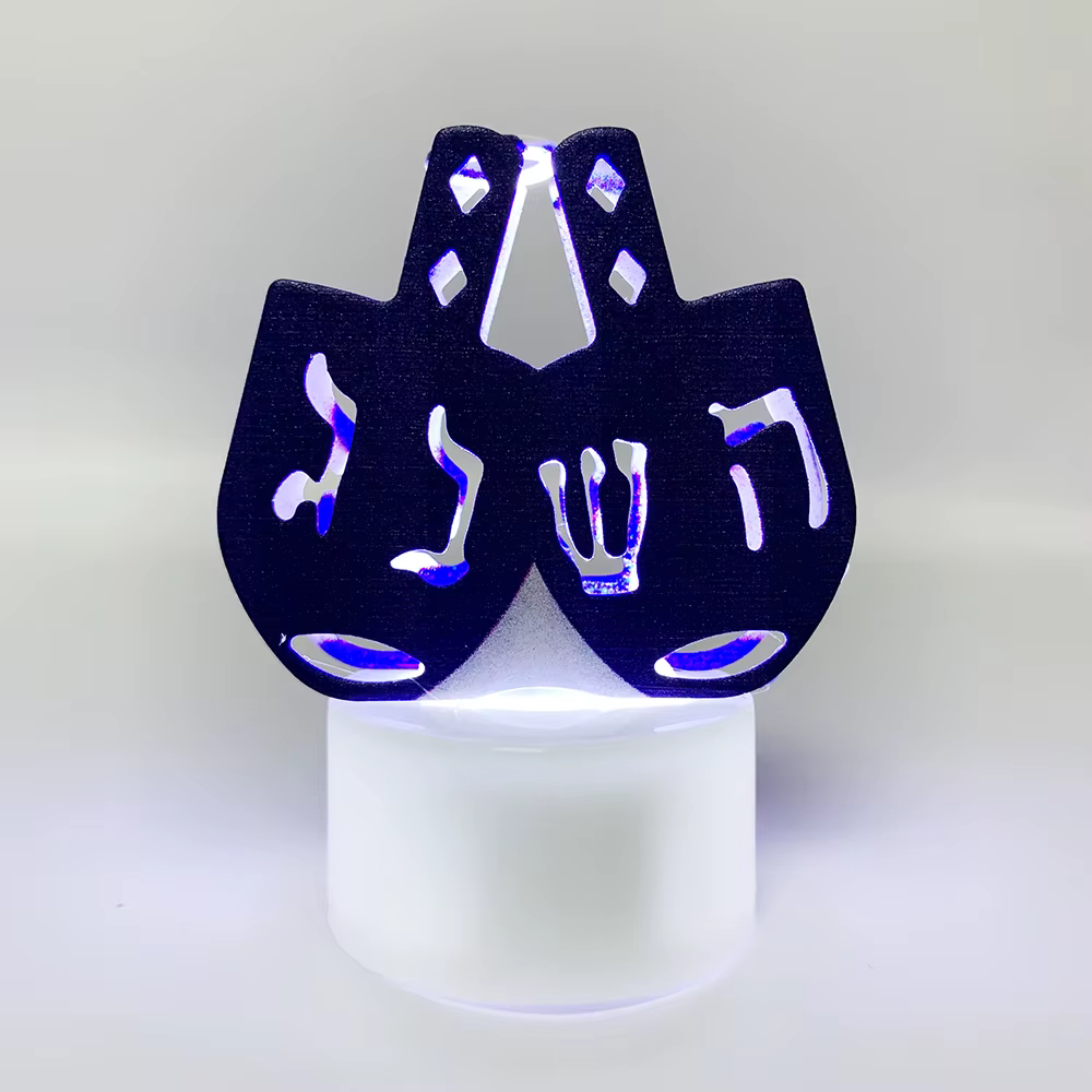 Chanukah Menorah LED Lights (10 pc)