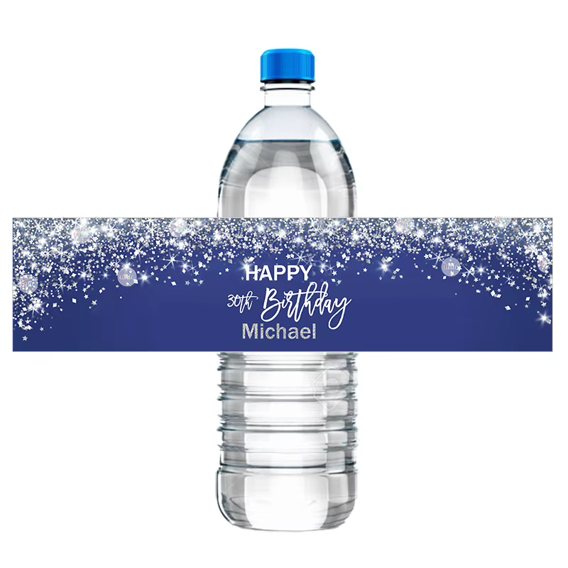 Personalised Gold Bottle Labels