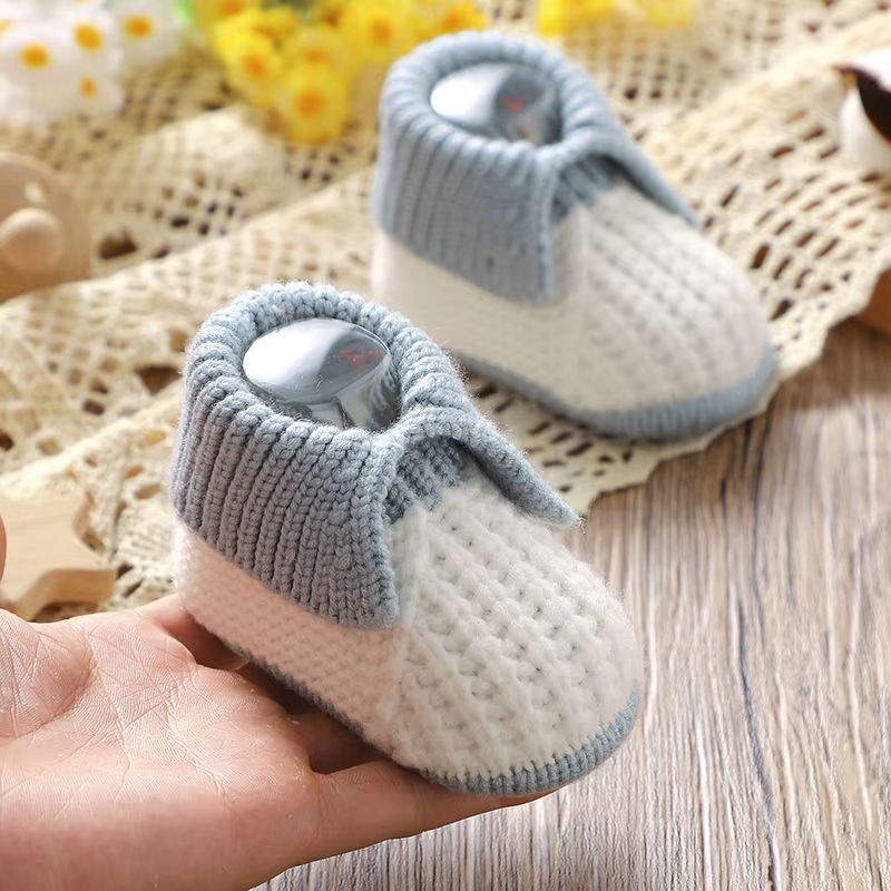 Newborn Baby Knit Sock Shoes