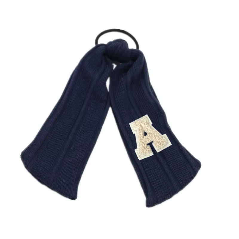 Chenille Letter Patch Headband