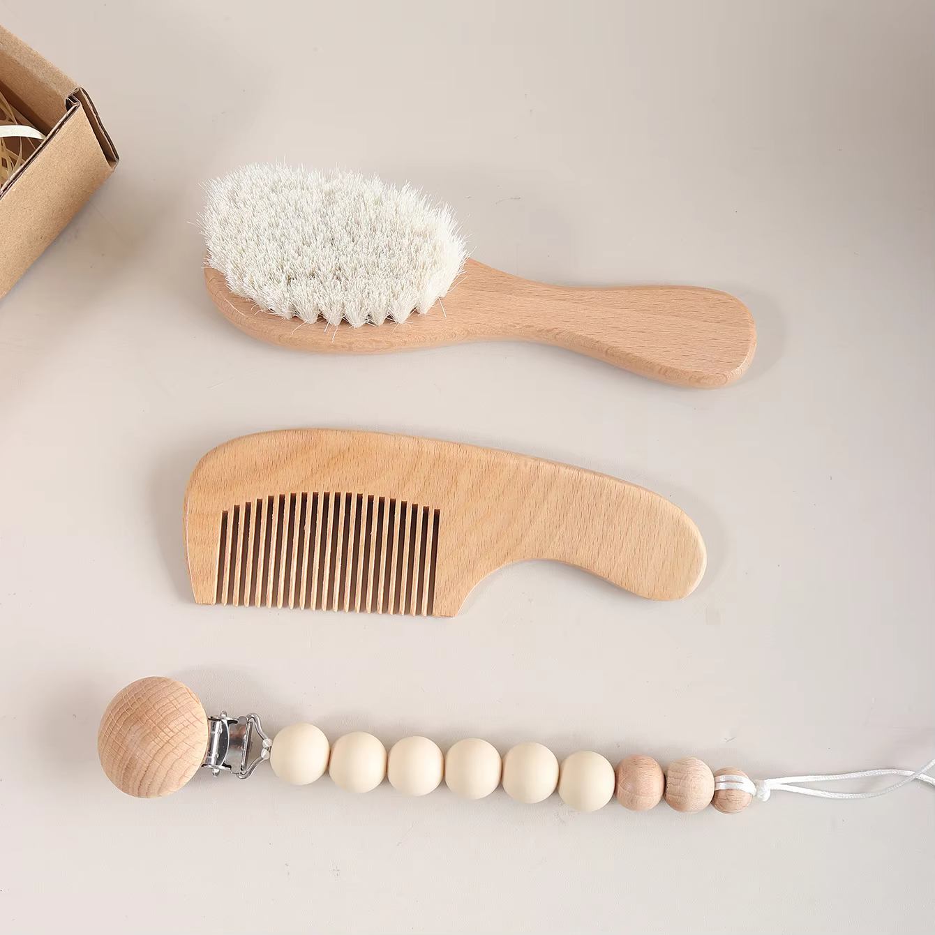 Personalised Baby Brush & Comb Gift Set