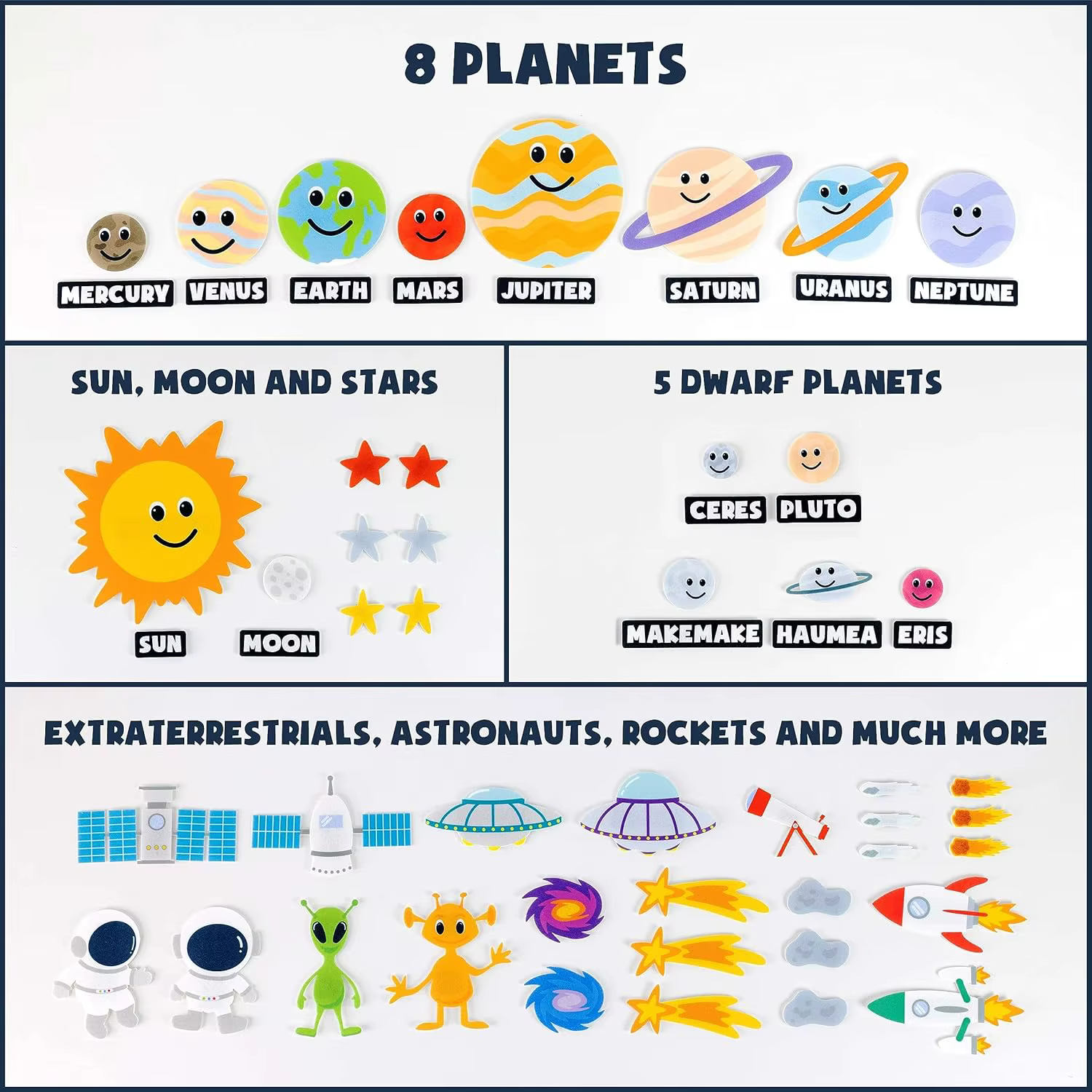 Felt Story Board – Solar system