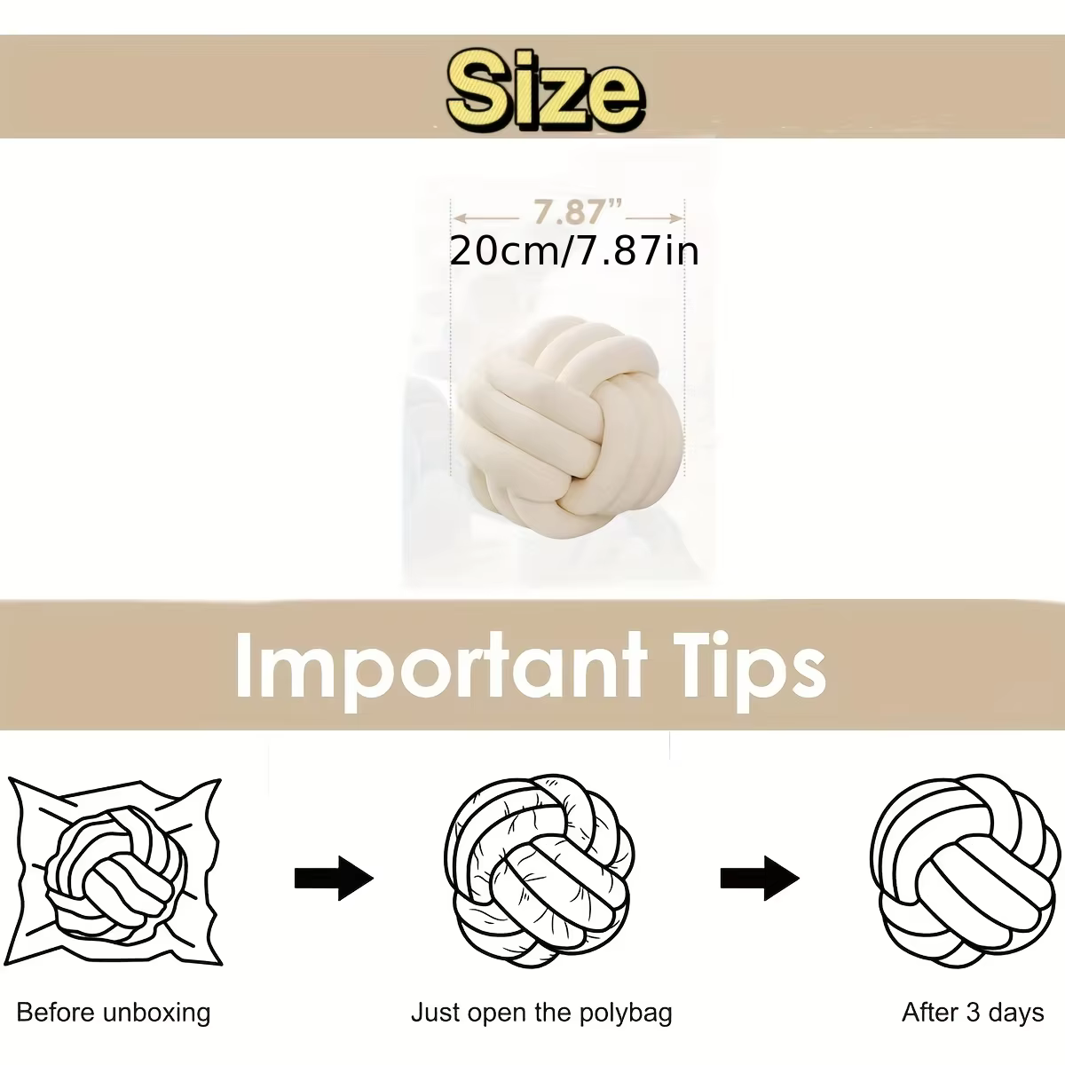 Knot Ball Cushion