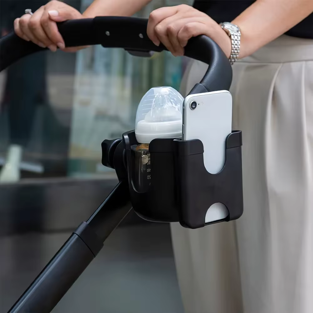 2-in-1 Pram Cup & Phone Holder