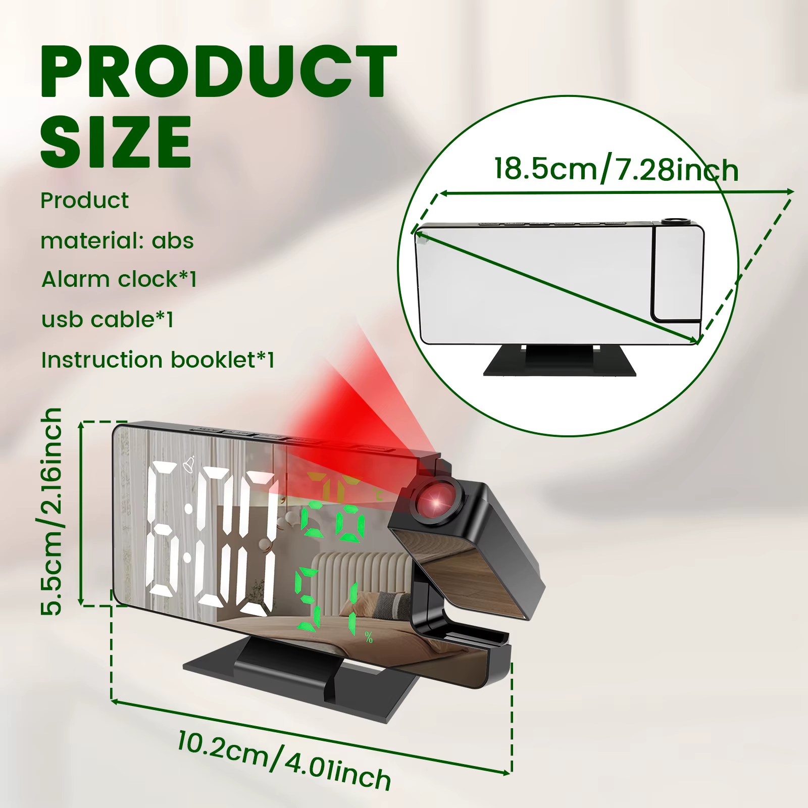 Projection Alarm Clock