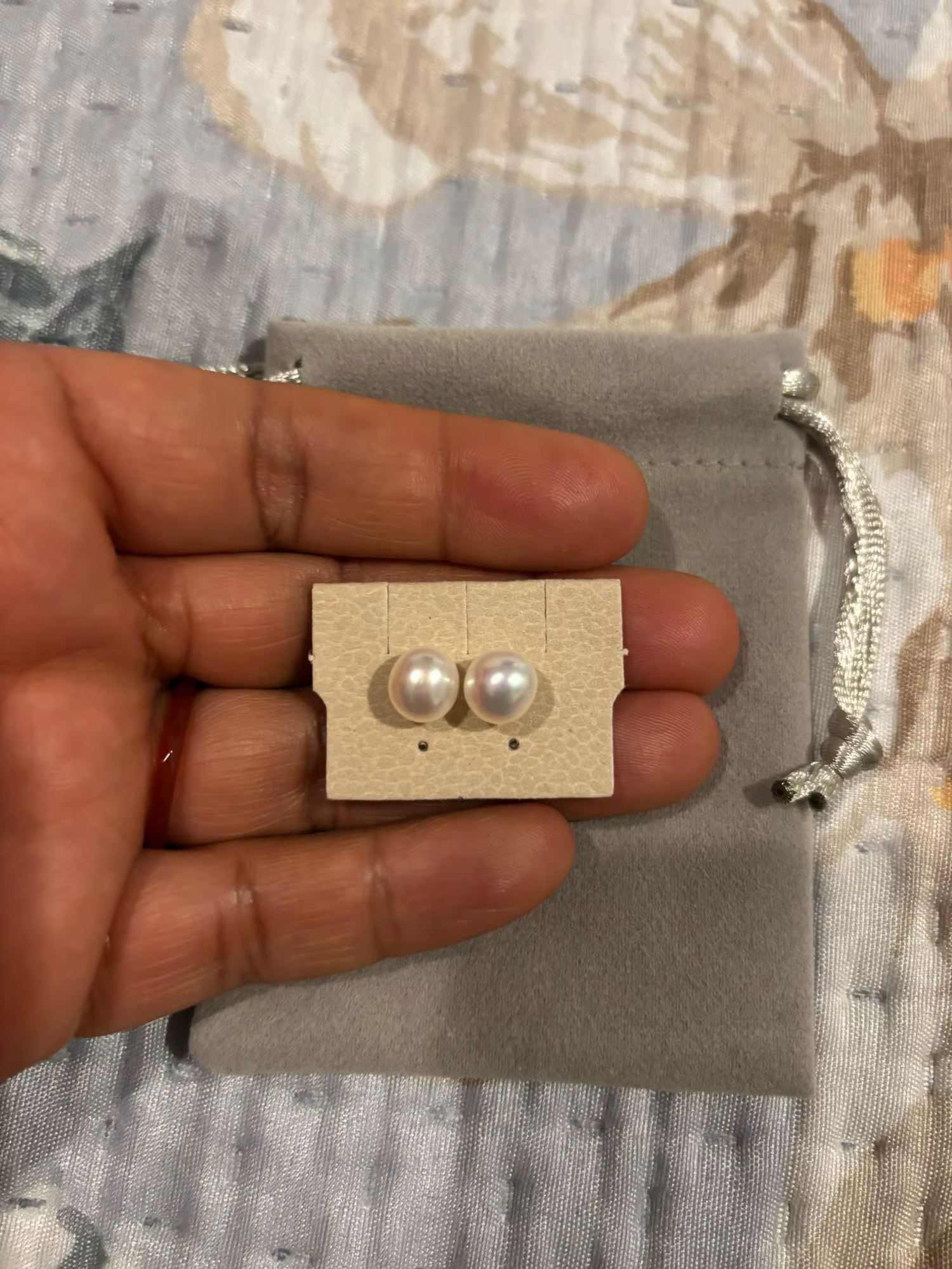 Pearl Stud Earrings