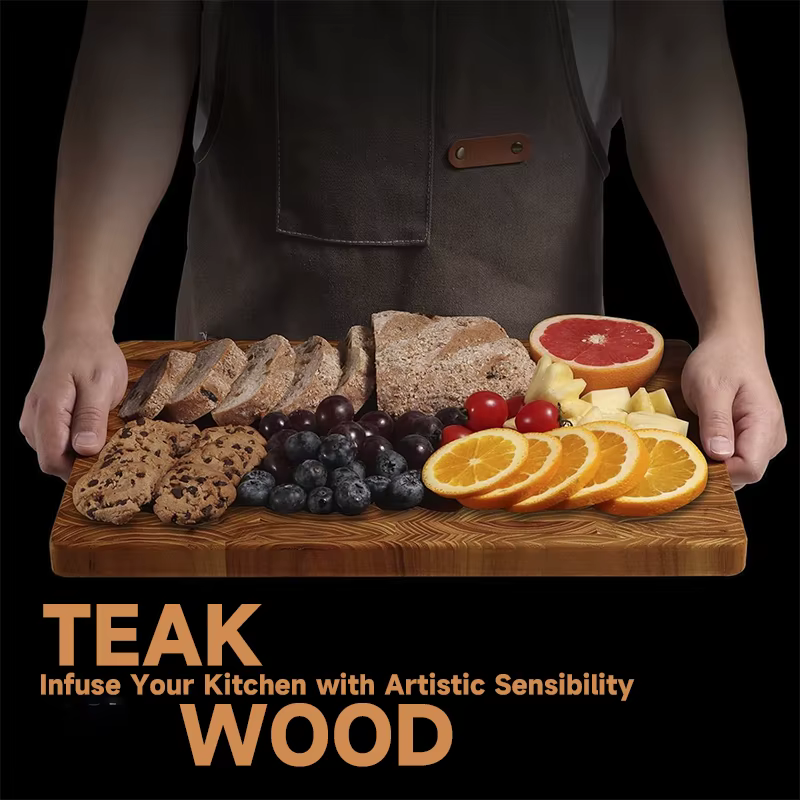Teak Wood Charcuterie Board