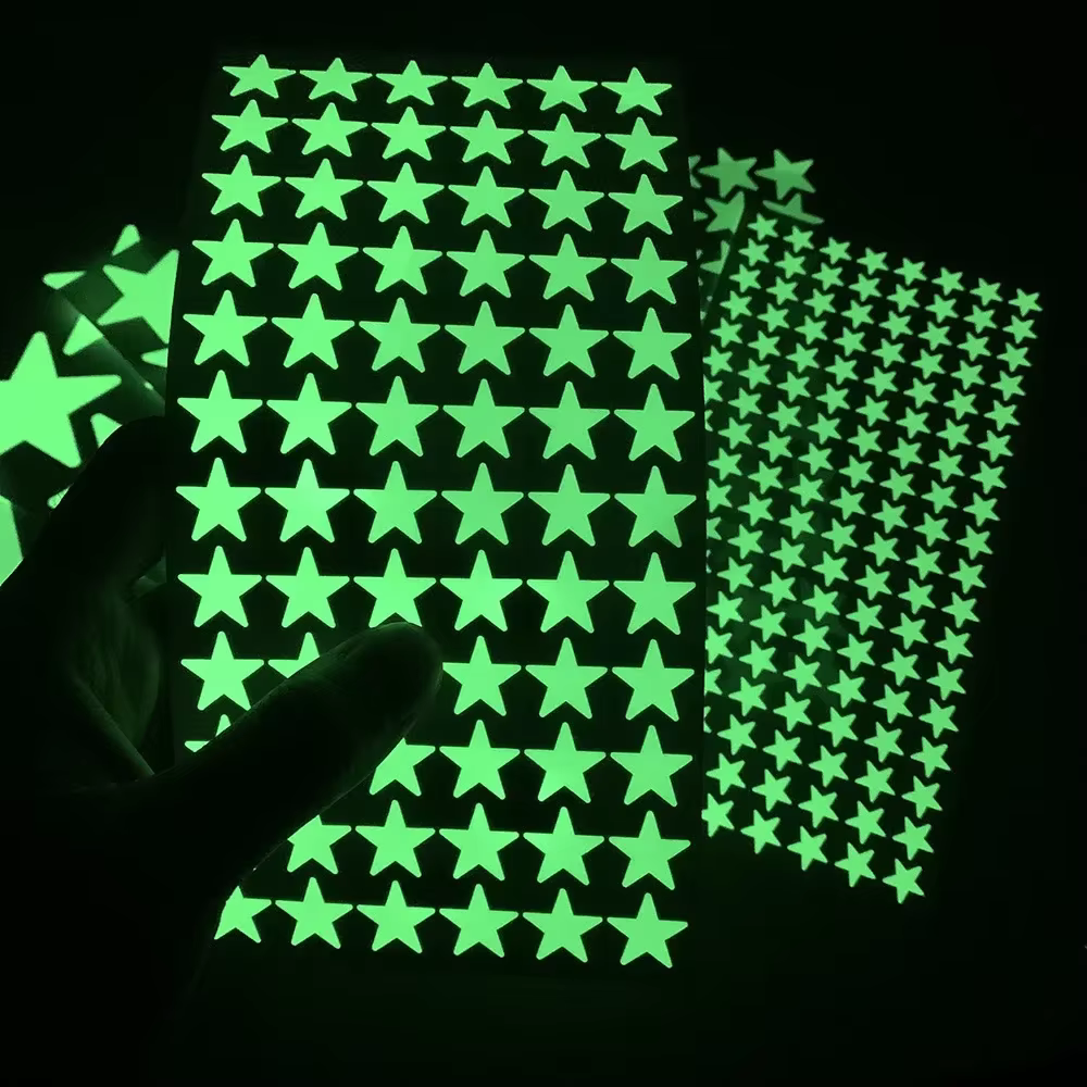 Glow-in-the-dark star stickers – Lilvelle Chanukah party finds