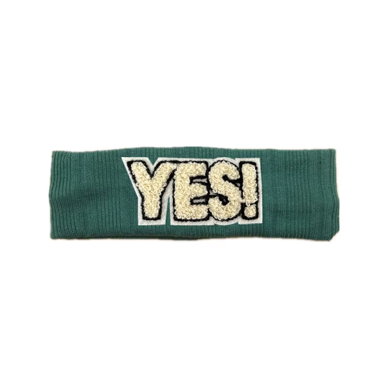 Chenille YES Patch Headband