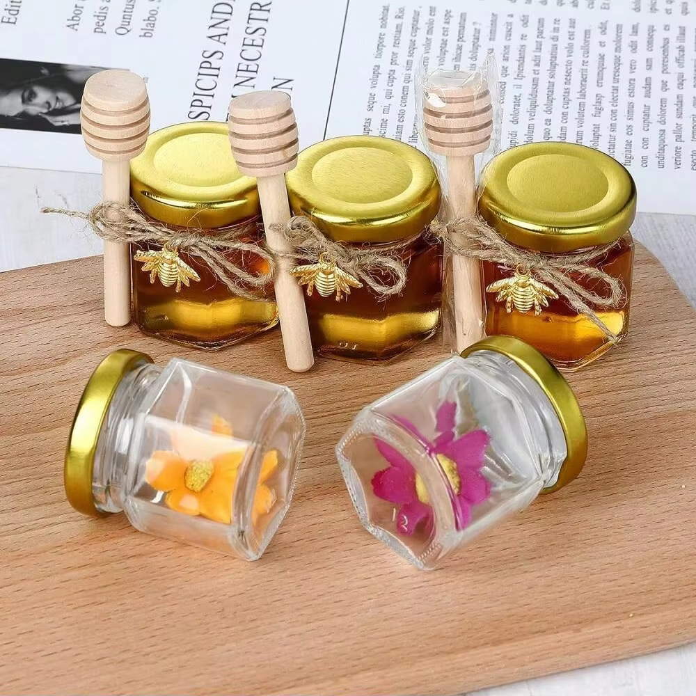 Mini Glass Topping Jars