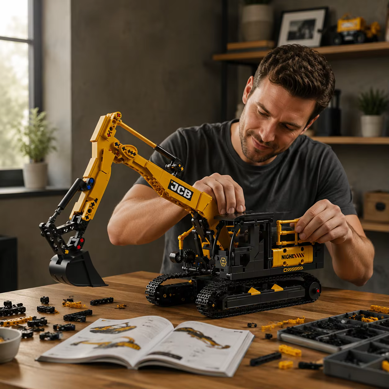 Excavator Technic Set (1022 pcs)